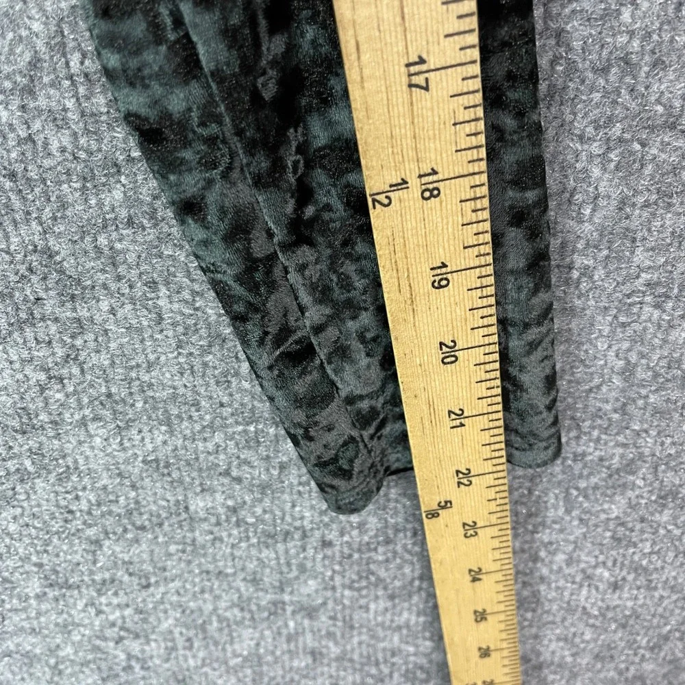 NEW Victoria's Secret Black Crushed‎ Velvet Bodysuit Long Sleeve V-Neck XS/S - Picture 5 of 9